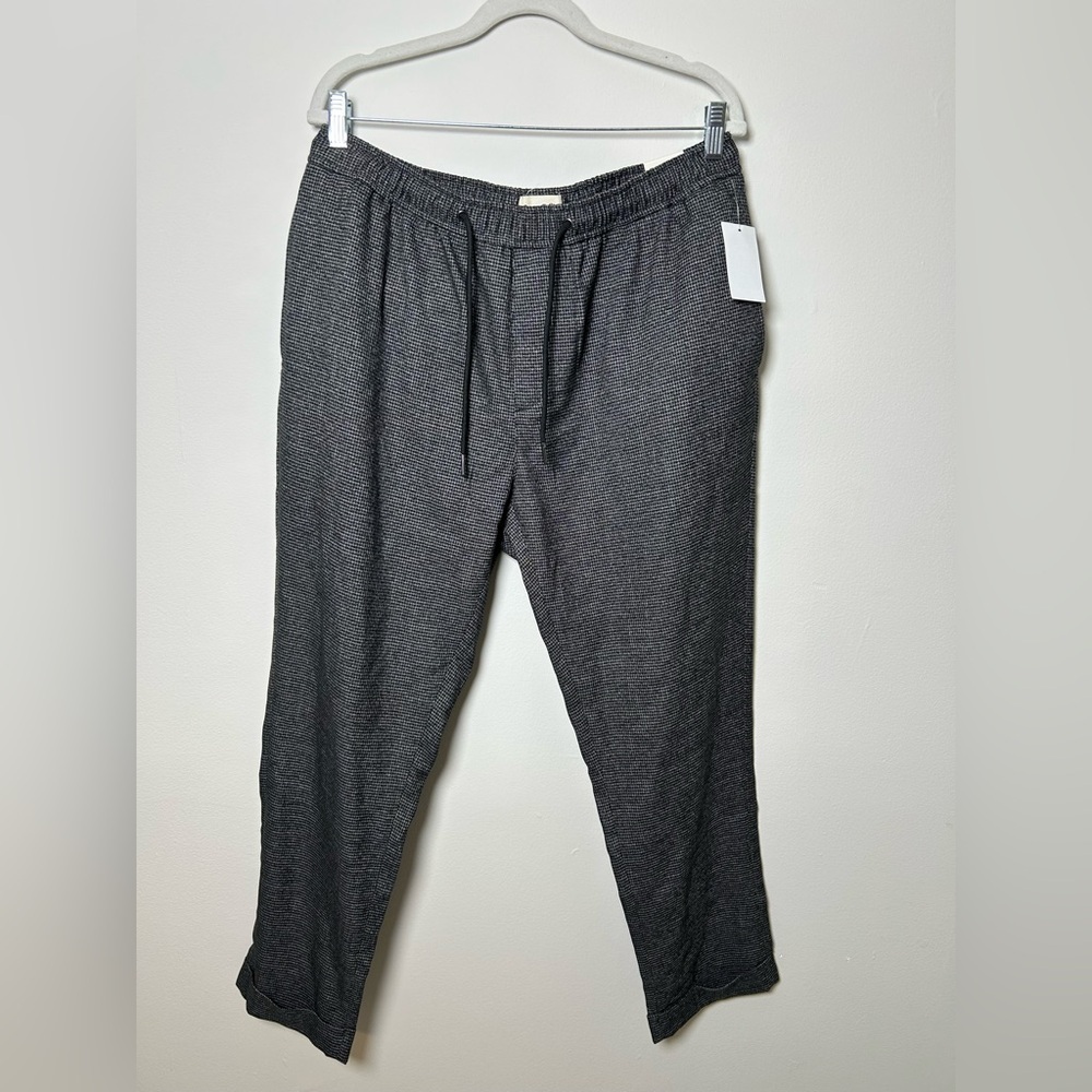 Open edit cropped mens trousers